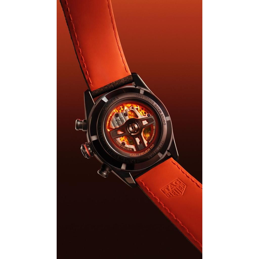 TAG Heuer Carrera X Porsche orange racing 44mm