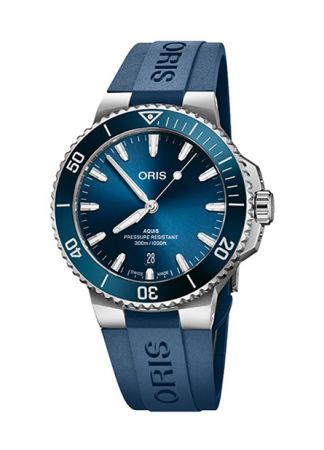 Oris Aquis Date Blue rubber | 41.5mm 
01 733 7787 4135-07 4 22 35FC