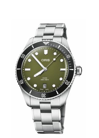 Oris Divers Date Green | 39mm
01 733 7795 4057-Set