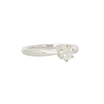 W | Diamond Solitaire Ring White Gold | 0.50ct