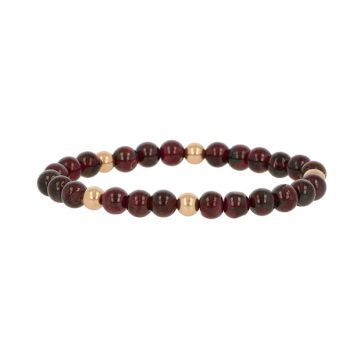 Sundrops | Bracelet Pink Gold | Garnet