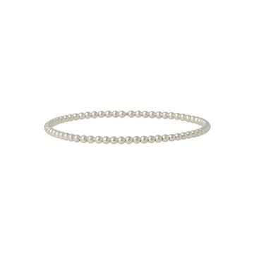 Sundrops | Flex Bracelet White gold Sphere | 2.5 mm