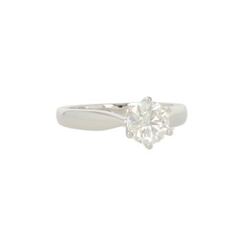 W | Diamond Solitaire Ring White Gold | 1.00ct