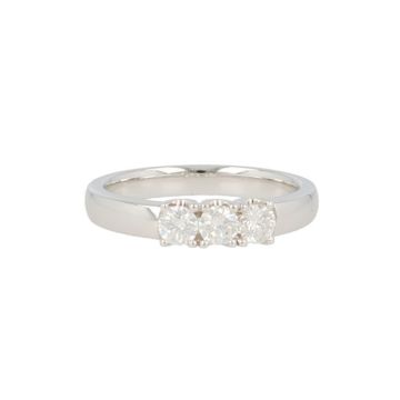 W | Diamond Alliance Ring White Gold | 3 x 0.15ct