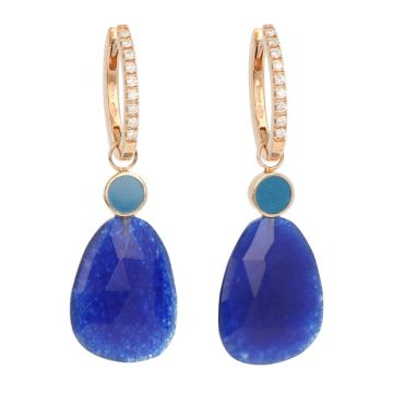 Varivello Set | Pink Gold | Diamonds - Enamel - Jade