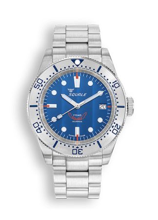 Squale 1545 Blue Bracelet | 40mm 1545SSBLC.AC