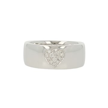 Unique Piece | White Gold Ring | Diamond Heart