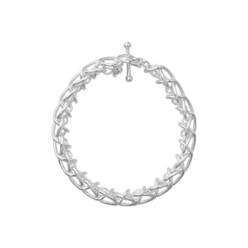 Georg Jensen | Weft Single Link Bracelet | Silver 19,5cm