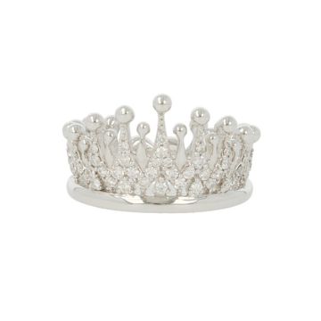 Unique Piece | White Gold Ring | Diamonds Crown