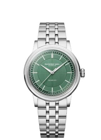 Raymond Weil Millesime Premium Lady Green Steel | 35mm 2125-ST-52011