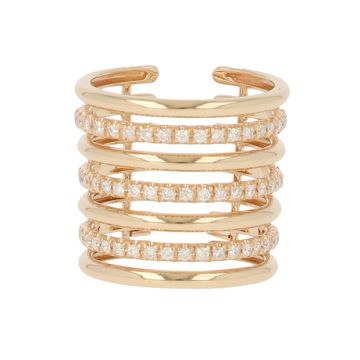 Unique Piece | Pink Gold Ring | Diamonds