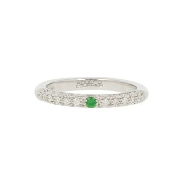Adolfo Courrier | White Gold Ring | Diamonds - Tsavorite