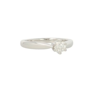 W | Diamond Solitaire Ring White Gold | 0.40ct