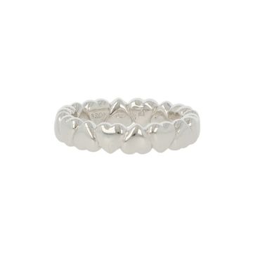 Bron | White Gold Ring | Hearts 37245