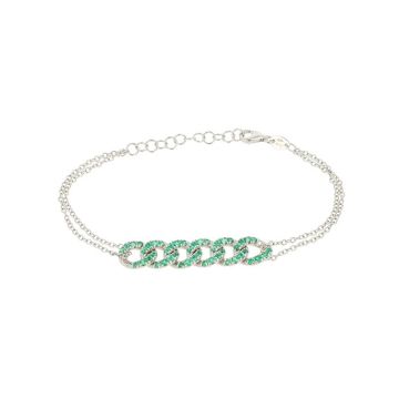 Unique Piece | White Gold Bracelet | Emerald Gourmet