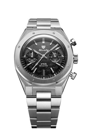Nivada Grenchen F77 chronograph carbon 38mm 68002Q77