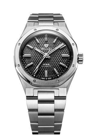 Nivada Grenchen F77 MKII black no date| 38mm