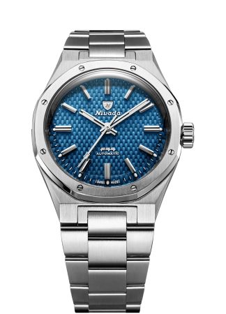 Nivada Grenchen F77 MKII blue no date| 38mm