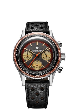 Nivada Grenchen Chronoking MecaQuartz Summer edition "Amber" | 87055Q10