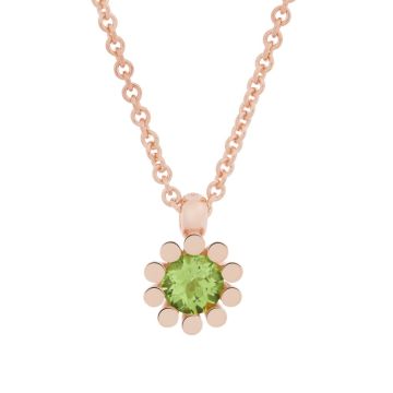 BRON Sprite Pendant Pinkgold | Peridot 8HR3352PE