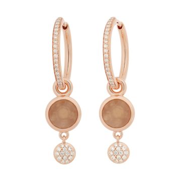 BRON Sushi pendants pinkgold | Moonstone 8OR4861MSBBR