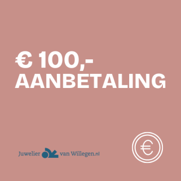 Aanbetaling €100,-