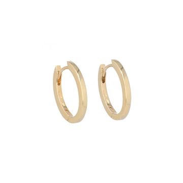Varivello Fine Line | Yellow Gold Earrings | Large