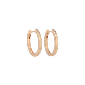 Varivello Fine Line | Pink Gold Earrings | Large