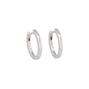 Varivello Fine Line | White Gold Earrings | Large