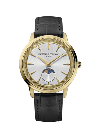 FC-206S3S5  Frederique Constant Moneta Moonphase gold/ Silver