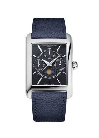 Frederique constant classic Carree Business timer Blue FC-265N4C6