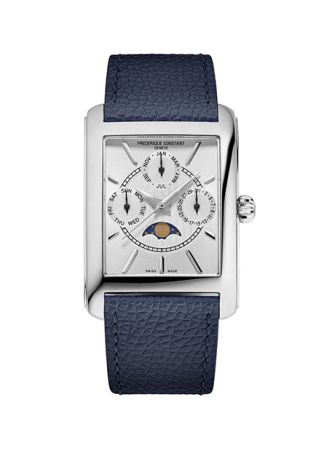 Frederique constant classic Carree Business timer Silver FC-265S4C6