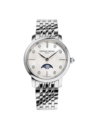 Frederique Constant Slimline Moonphase Steel | 30MM
FC-206MPWD1S6B