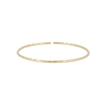 Dot | Yellow Gold | Bangle Facets 2 mm