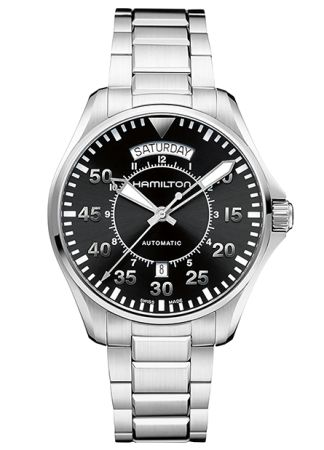 Hamilton Khaki Aviation Automatic Black Day-date Steel | 42mm
H64615135