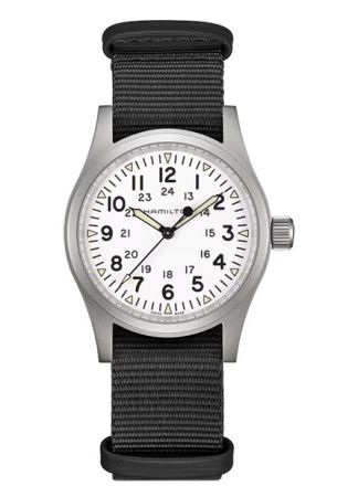 Hamilton Khaki Field Mechanical White Steel | 38mm H69439910