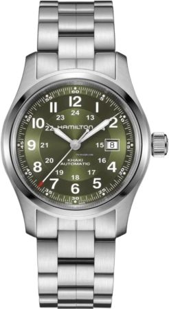 Hamilton Aviation Khaki Pilot Auto Green/Steel | 42mm