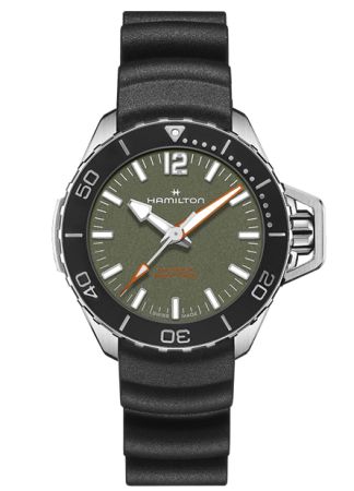 Hamilton Khaki Navy Frogman Green| 41MM | H77455360
