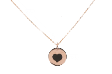 KEK | Necklace Pink Gold Heart | Corian