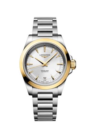 Longines Conquest Automatic  Silver 18crt/Steel L3.430.5.70.6