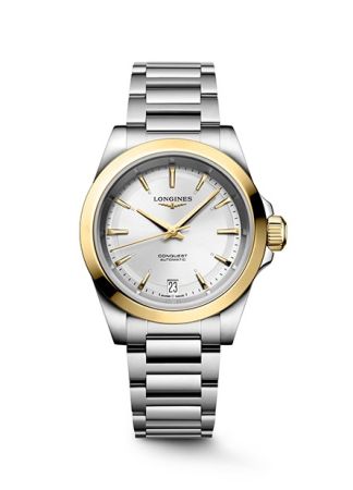 Longines Conquest Automatic  Silver 18crt/Steel L3.430.5.70.6