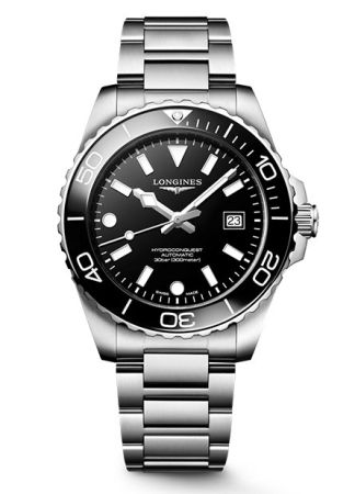Longines Hydroconquest Automatic Black/Black L3.788.4.56.6