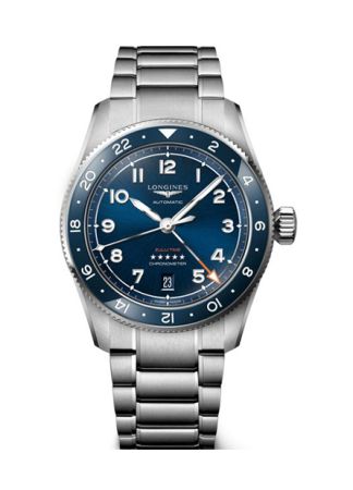 Longines Spirit Zulu time Steel blue | 39mm
L3.802.4.93.6
