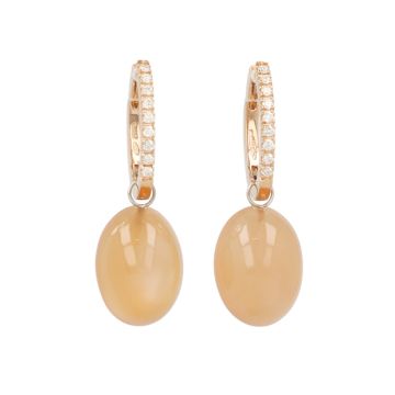 Varivello Set | Pink Gold | Diamonds - Moonstone