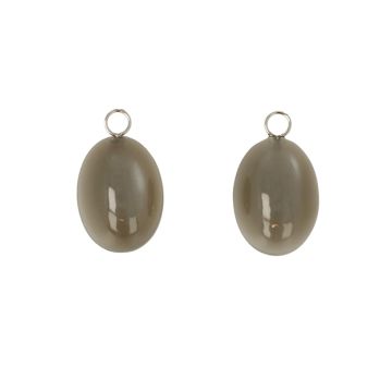 Varivello Pendants | Grey Moonstone | 16 x 13 mm