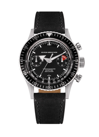 Nivada Grenchen Chronomaster White Broad Arrow