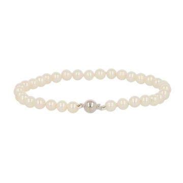 Sundrops | Bracelet White Gold | Pearl 5mm