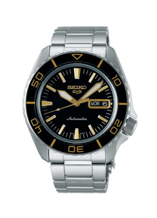Seiko 5 Sports Black/Steel  SRPK99K1