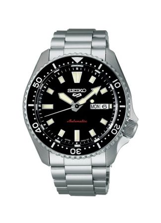 Seiko 5 Sports Automatic Black Day-Date SRPL85