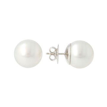 Sundrops  | Ear Studs White Gold | Pearl